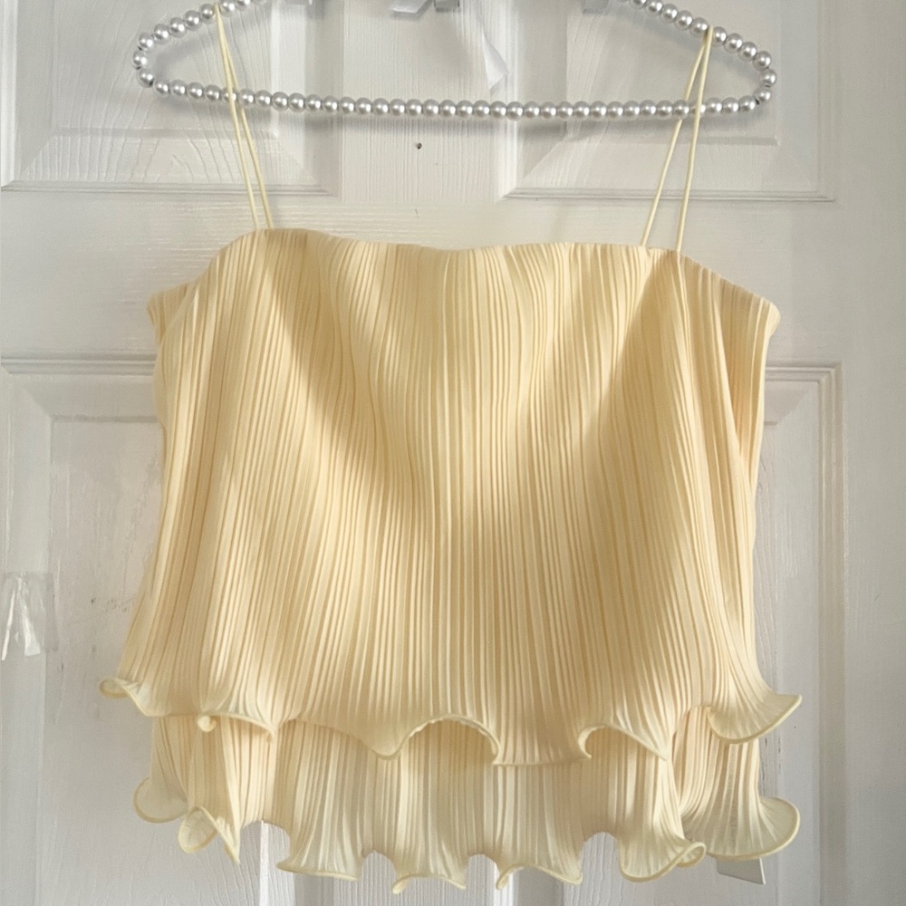 Commense Pleated Layered Ruffle Skirt Set - Picture 8 of 13